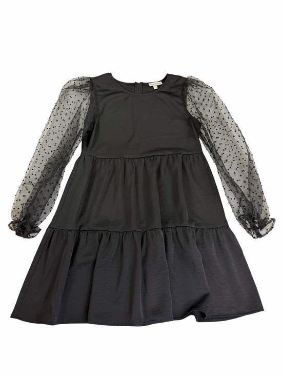 Xtraordinary Dresses & Skirts - Black Puff-Sleeve Babydoll Dress